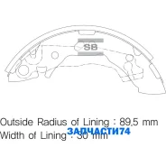 ������� ���������� �. Hyundai Atos/Atos Prime all 01-03 Sangsin Brake SA096 SA096SNS 4117 01 ! SA096 ����