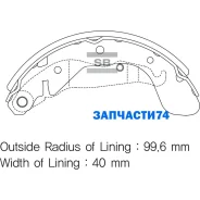 ������� ���������� �. Daewoo Lacetti/Optra/Forenza 1.4/1.6/1.8 02-06 Sangsin Brake SA152 SA152SNS [J96405132] ! SA152 ����
