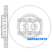 ���� ��������� ��������! Renault Clio/Megane/Laguna 1.6-2.0/1.9D 96 Sangsin Brake SD3073 SD3073 ����