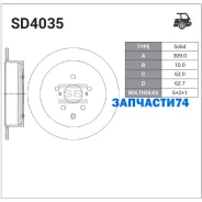 ���� ��������� ������! Lexus RX 2.7-4.5 08 Sangsin Brake SD4035 SD4035 ����