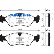 ������� �������� �. Daewoo Nexia, Opel Omega 1.8-2.3TD 88-94/Vectra 1.8-2.0Di Sangsin Brake SP1078 SP1078SNS 286 10 ! SP1078 ����