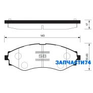 ������� �������� �. Daewoo Evanda 2.0i 02 Sangsin Brake SP1103 SP1103SNS 645 32 ! SP1103 ����