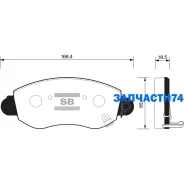 ������� �������� ��������! Ford Transit 2.3/2.0Di-2.4TDE 00 ���� 15 Sangsin Brake SP1275 SP1275 SP1275 ����