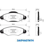 ������� �������� ��������! Toyota Yaris1.5WT-i/1.4D/Verso 1.3/1.5 WT-i/1.4D 01 Sangsin Brake SP1419 SP1419 SP1419 ����