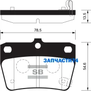 ������� �������� �. Toyota RAV4 1.8/2.0WTi/D 00 Sangsin Brake SP1457 SP1457SNS GDB3279=839 02=FDB1531=D2188M-01 ! SP1457 ����