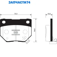 ������� �������� �. Subaru Impreza 2.0T WRX 00-01 Sangsin Brake SP1487 SP1487SNS GDB3308=365 21=D7053M-01 ! SP1487 ����