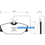 ������� �������� �. Renault R25 2.4-2.8/Laguna 1.8/2.0/2.2D 84-98 Sangsin Brake SP1483 SP1483SNS GDB1030=208 12 ! SP1483 ����