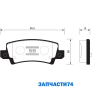 ������� �������� �. Toyota Corolla 1.4i/1.6/2.0D 01����15/Verso 1.8WTi/2.0D 02 Sangsin Brake SP1503 SP1503SNS GDB3289! SP1503 ����
