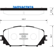 ������� �������� ��������! Toyota Yaris 1.0/1.3/1.4D-4D 06 Sangsin Brake SP1588 SP1588 SP1588 ����