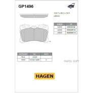������� �������� Lexus LS460-600 06- GP1496 Sangsin Brake GP1496 GP1496 ����