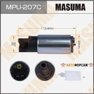 ���������� Masuma, Almera, Qashqai / N16E, J10E, ����� MPU-040, ���������� ��������� Masuma MPU-207C Masuma MPU207C ����