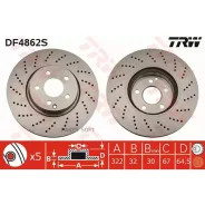 ���� ��������� ��������! MB W204/S204 3.5i/3.0CDi 07 TRW DF4862S DF4862S DF4862S ����