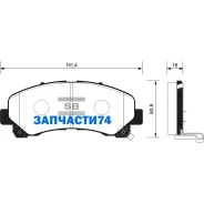 ������� �������� �.! Isuzu D-Max 2.5D/TD/3.0D 07 Sangsin Brake SP1409 SP1409 SP1409 ����