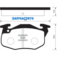 ������� �������� ��������! Peugeot 205 87-98/405 87-96, Renault Clio 91-98 Sangsin Brake SP2003 SP2003 SP2003 ����