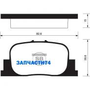 ������� �������� ������! Toyota Camry2.2i/3.0i 00-01 Sangsin Brake SP2042 SP2042 SP2042 ����