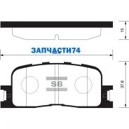 ������� �������� �. Toyota Camry 2.0-3.3 01/Lexus ES300 02 Sangsin Brake SP2038 SP2038SNS 001068-SX ! SP2038 ����