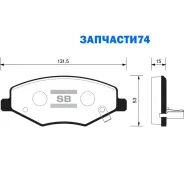 ������� �������� �. Chery Amulet/QQ/Tiggo all 06 Sangsin Brake SP2092 SP2092SNS 412 000-SX [A113501080] ! SP2092 ����