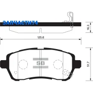 ������� �������� ��������! Ford Fiesta, Mazda 2 1.25-1.6i/1.4-1.6DCi 10.07 Sangsin Brake SP2113 SP2113 SP2113 ����