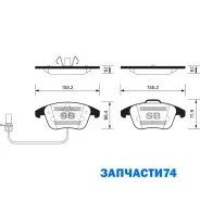 ������� �������� ��������! Audi A4/A5 1.8TFSi-3.2FSI/2.7TDi 07 Sangsin Brake SP2144 SP2144 SP2144 ����