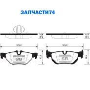 ������� �������� ������! BMW E81/E87 2.5i/3.0i/1.8D/2.0D/2.3D 07 Sangsin Brake SP2158 SP2158 SP2158 ����