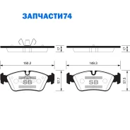 ������� �������� �.! BMW E87/E90/E91 1.8/2.0i/2.0D 04 Sangsin Brake SP2160 SP2160 SP2160 ����
