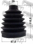������� ���� �������� �������� pvc 87.5x110.5x29 | ����/��� | Febest 0317Podat 0317PODAT ����