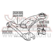 ����������� ������ Toyota/Lexus Corolla -08 ������. ASVA 0101025 0101025 ����