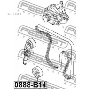 ����� �������� Febest 0888B14 0888B14 ����