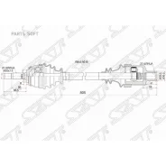 ������ � ����� LADA Largus 12-21 / Renault Logan 09-18 (�������/ ������) SAT RN-5-9015, ������ �������� RN59015 ����
