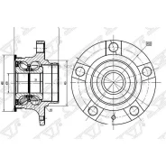��������� ���� Volkswagen Polo 14-20 / Skoda Rapid 12- (������=�����/ �����) SAT ST-6RU501611B, �����/������ ������ ST6RU501611B ����