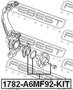 ������� ��������/������ AUDI A6 / A8 [178Febest1782A6MF92KIT] 1782A6MF92KIT ����