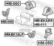 ����� ��� ������ Honda CR-V (1996-2002) ������� [178Febesthm060] HM060 ����