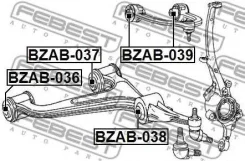 ����������� ��������� ������ Mercedes BENZ W211 E-Klasse (2002-2009) [178Febestbzab036] BZAB036 ����