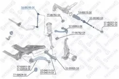 ������ ��������� ������������� BMW 5-����� F10/F11 (2009)/7-����� F01/F02 (2008 [178Stellox5600248SX] 5600248SX ����