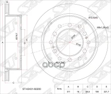 ���� ��������� (���) Toyota Land Cruiser Prado (J90, J120) 96-09 / Lexus GX 02-09 [178Satst4243160200] ST4243160200 ����