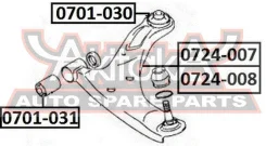 ����� �������� ������ Suzuki Suzuki Grand Vitara NEW ASVA 0724-007 0724007 ����