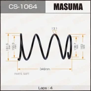 ������� �������� Toyota RAV4 �����. Masuma CS1064 CS1064 ����