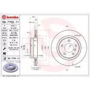 ��������� ����� (34211165563, 34216855154, 34216864056) Brembo 09770211 ����