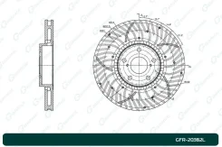 ���� ��������� ��������������� ������������� G-brake GFR-20382L ����� GFR-20382L ����