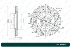 ���� ��������� ��������������� ������������� G-brake GFR-20989R ������ GFR-20989R ����
