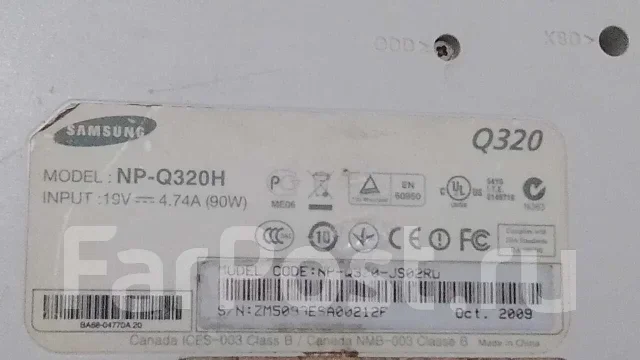Samsung Q320. 13.4", 2,2����, ��� 2048 ��, ���� 120���, WiFi: 1 ����