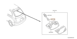 ������ �������� Nissan Micra (K12E) 2002-2010 2004 v141 267170F000 ������� 1 267170F000 ����