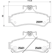 ������� ��������� �������� Nisshinbo ������, �������� �� ��� (4 ��), ���. NP1056 NP1056 ����