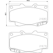 ������� ��������� �������� Nisshinbo ��������, �������� �� ��� (4 ��), ���. NP1039 NP1039 ����
