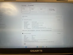 Gigabyte G5. 15.6", 2,5����, ��� 16 ��, WiFi: 1, Bluetooth: 1, ����������� �� 1��. ����