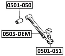 ����������� ������ �������� ������ | ����� ����/��� | Demio DW3/DW5 1998- 0501050 ����