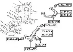 ����������� ������ �������� �������� | ����� ����/��� | VW/ Amarok `11- 2301AM4 ����