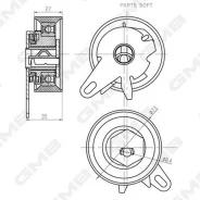 ����� ����� ��� VAG A6/Transporter/LT -06 2.5 Diesel �������� 94- 2.5 D GMB GTB0430 GTB0430 ����