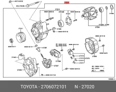 ��������� Toyota.2706072101 2706072101 ����