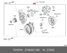 ��������� Toyota.2706031180 2706031180 ����